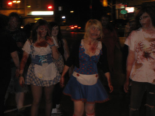 Zombie Dorothy and Zombie Rainbow Brite were among the attendees.