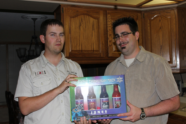 This year, give the gift of soda.  Also moustaches.