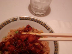 The chopsticks make it taste better.