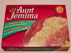Aunt Jemima; we meet again.