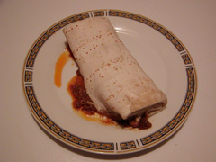 I like my burritos like I like my women; ruptured in the middle and leaking their innards.
